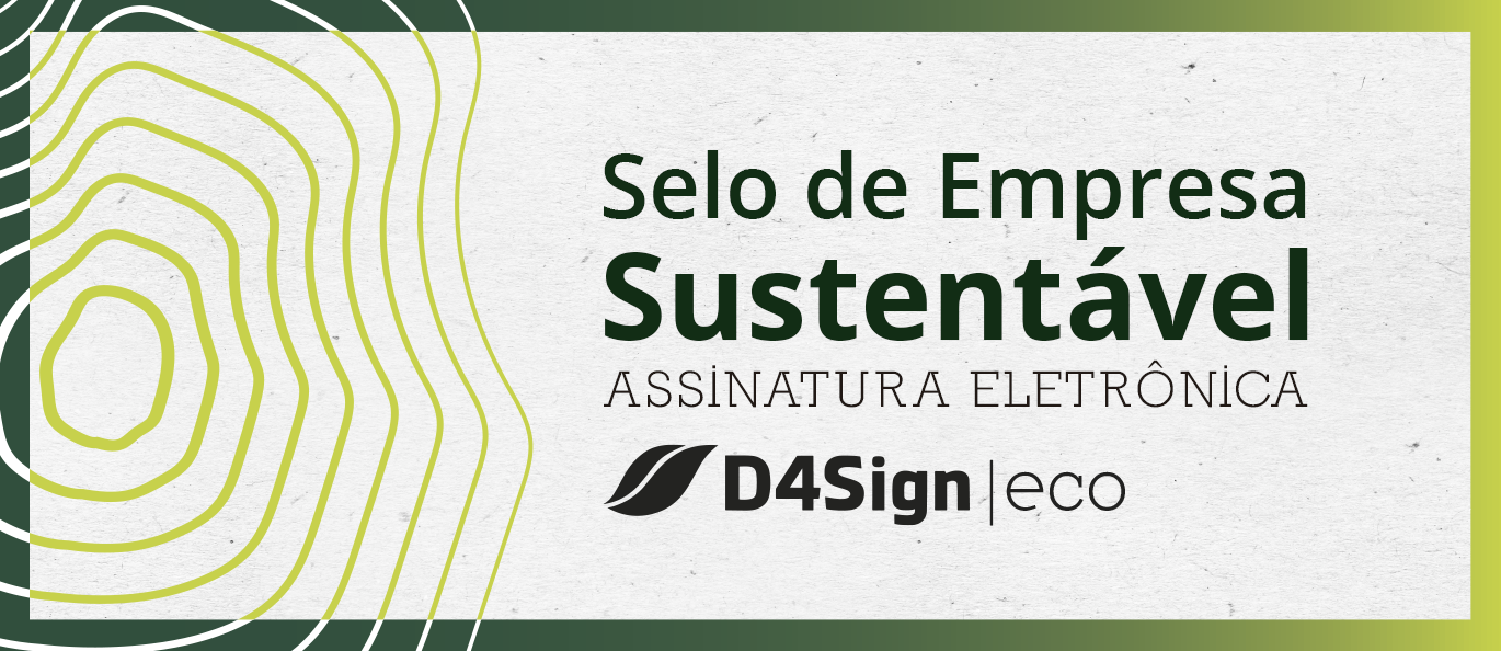Selo D4Sign - Empresa Sustentável